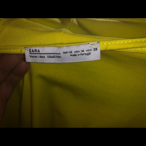 Yellow Zara top - Picture 2 of 2